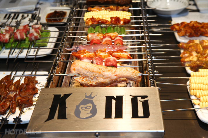 Buffet Hải Sản Nướng Xiên Que lần đầu tiên xuất hiện tại Hotdeal