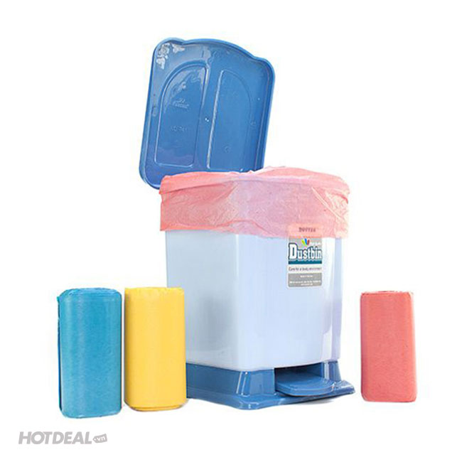 Combo 6 Cuộn Túi Rác Màu Eig Tự Phân Hủy (Loại Trung 55X65 CM)
